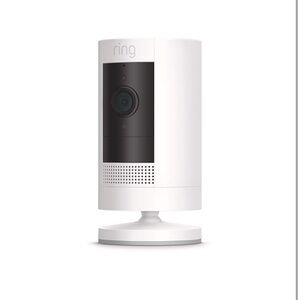 Ring Stick Up Cam Battery | Weather-Resistant Outdoor Camera, Live View, White